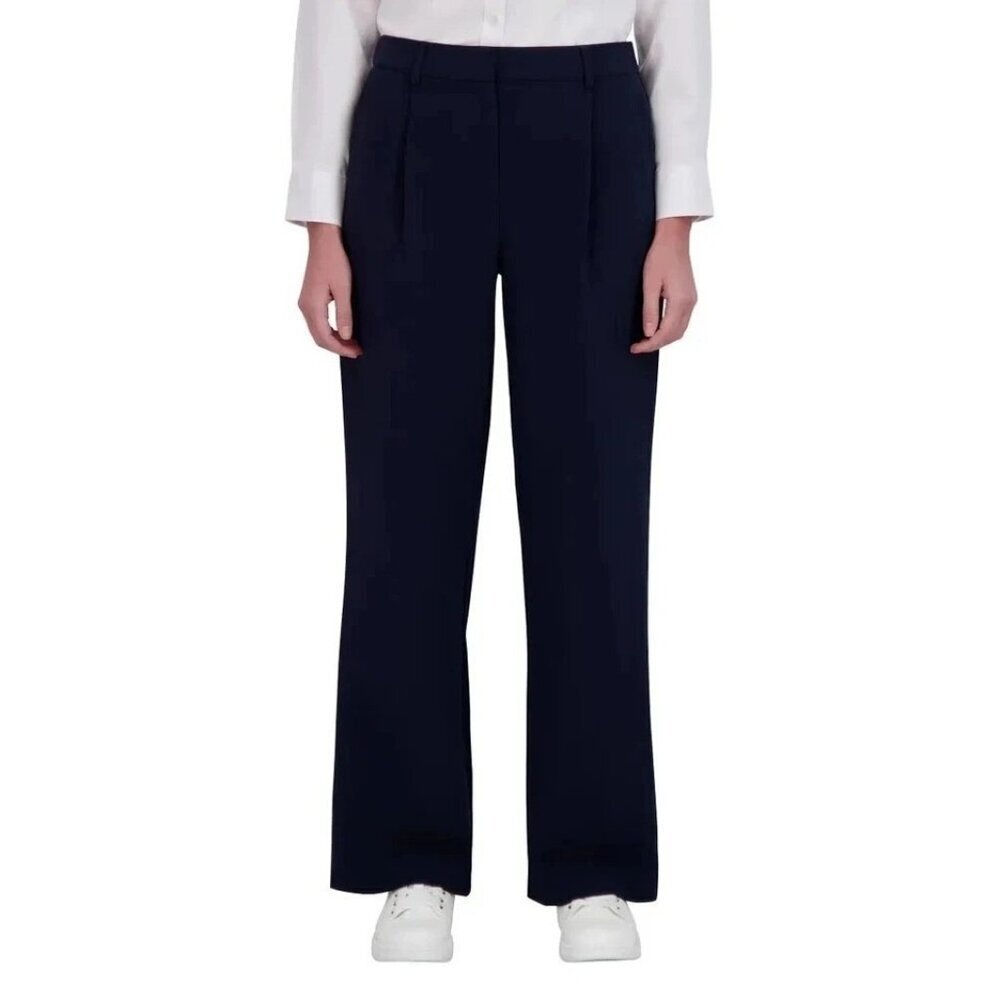 DKNY Women's Size 12 Wide Leg Black Dress Pants Polyester  M0477